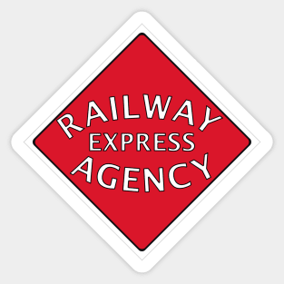 Vintage Defunct Railway Express Agency Sticker